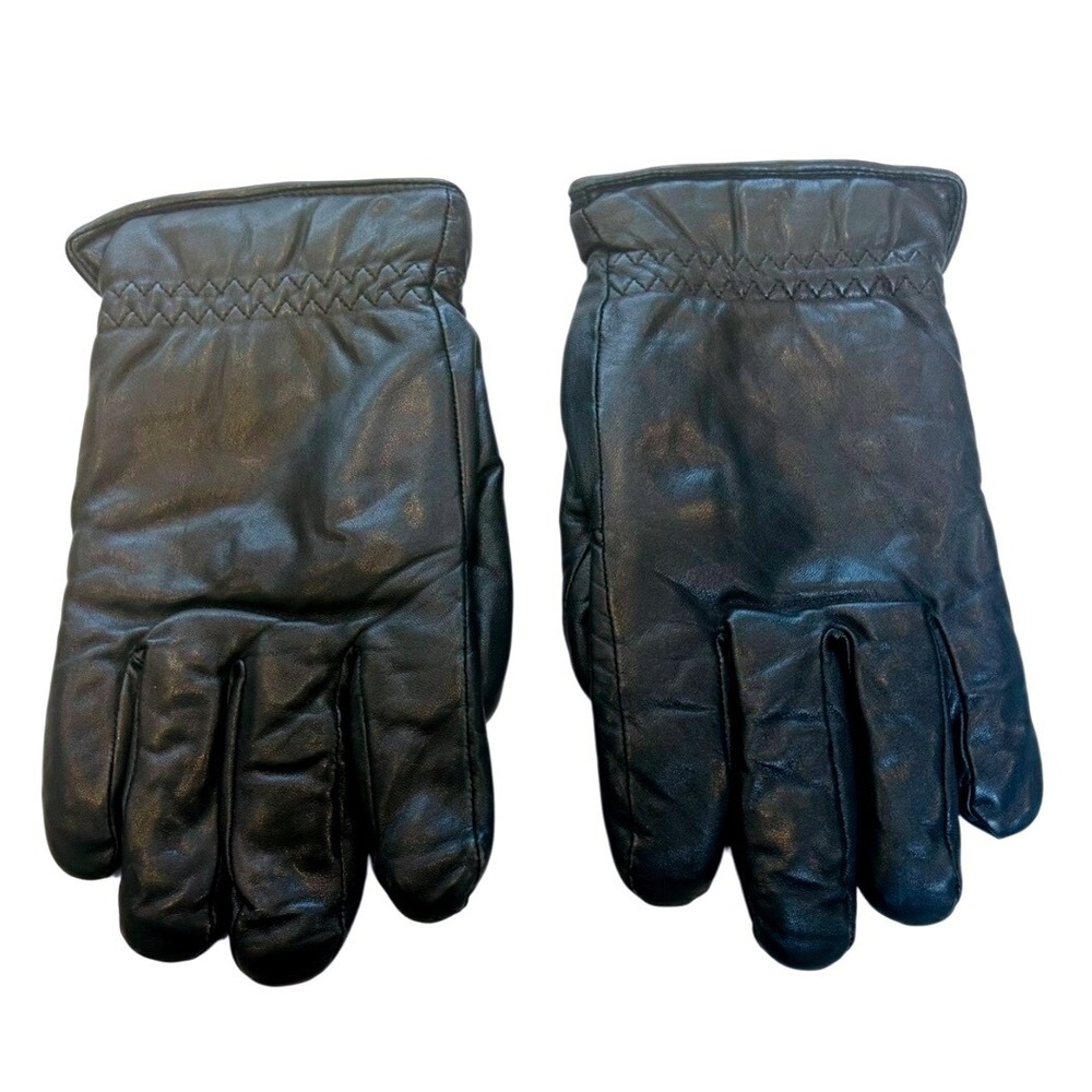 Swany Outlast Black Leather Gloves Womens Size Large Fleece Lined Winter‎ Warm